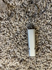 Metal Emergency Whistle. New Without Packaging