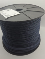 1/2» x 250 ft Navy Double Braid Nylon Rope Reel – Heavy Duty Marine & Camping