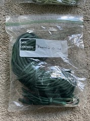 LOT OF 9 GREEN Paracord Planet 550 7 Strand Paracord BLACK WHITE GRAY USA MADE