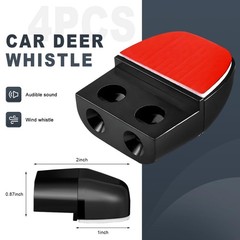 4PCS Deer Whistles for Car, Dual Construction Deer Warning Whistle Devices FAST