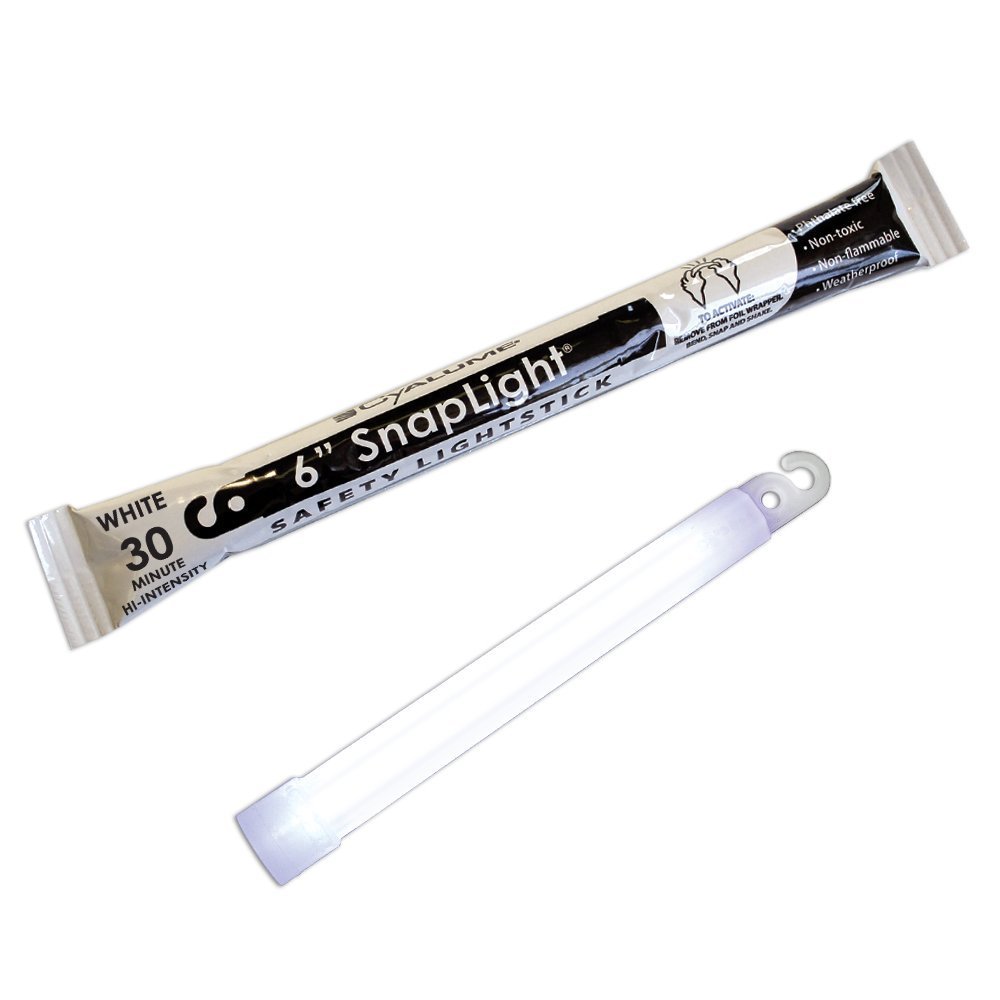 Lot of 12 Cyalume White 30 MIN HI-Intensity Lightsticks EMP Prepper EXP 2023