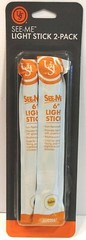 See Me – Light Stick 2-Pack Emergency Lighting Pack of 2 – Green/ Yellow