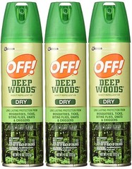 Off! Deep Woods Dry Insect Repellent VIII 4 oz (3 Pack) OFF Mosquito Repel