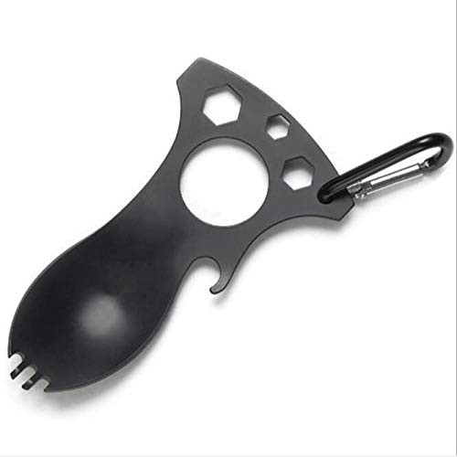 – 5 in 1 Survival Tool Camping Flatware, for Camping, Hiking, Backpacking, Bu…