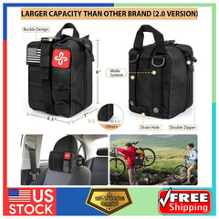 250Pcs Survival Kit First Aid Kit with Emergency Tent Molle Bag for Camping Gear