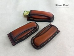 Custom Buck 110 Sheath | Vertical Belt Loop Sheath | Right Handed Sheath
