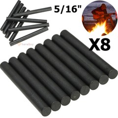 80x 5/16″ Flint Fire Starter Ferrocerium Survival Magnesium Rod kit lighter Camp