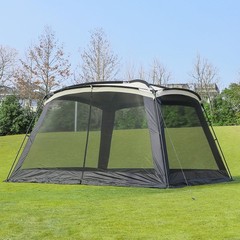 Screen House Room 11 x 11 ft Mesh Net Tent Portable Canopy Gazebo