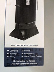 4Patriots Sun Kettle Solar Power Water Heater Boil Water Sun Power Camping New