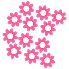 12Pcs Silicone Racquet Shock Absorbers Flower Shape Tennis Racket Dampeners
