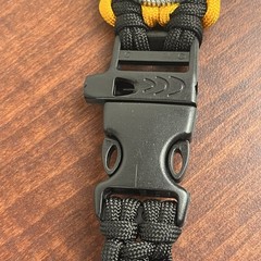 550 Paracord Neck Lanyard Keychain US Army Concho 22” Whistle Buckle Release