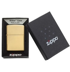 Zippo Armor High Polish Brass Pocket Lighter