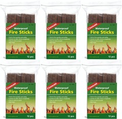 Coghlan’s 12-Count Waterproof Fire Sticks (6-Pack)
