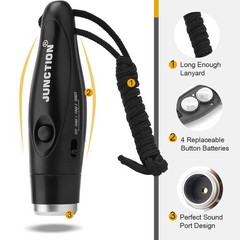 Electronic Battery Whistle Adjustable Sound Modes Loud Coach Referee Whistle