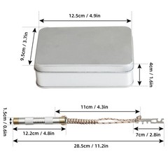 Piston Fire Starter Fire Starting Tool Kit With Compass Multifunctional TCQ DUDT
