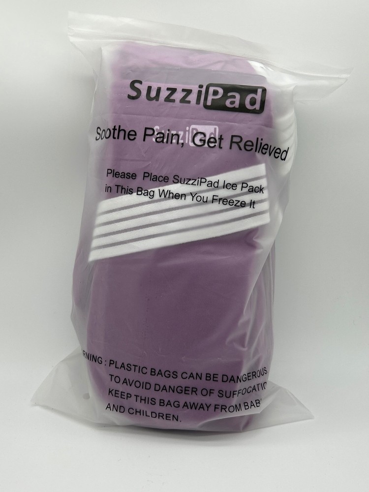 SuzziPad Ice Pack Gloves and Socks for Pain Relief – Purple