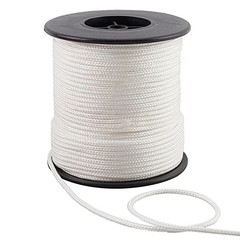 3mm 54yard Parachute Cord Nylon Rope Cord Blinds String Braided Lift White