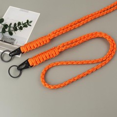 2 Pack Heavy Duty Paracord Lanyard Necklace Paracord Keychain Lanyard for Key…