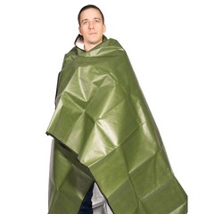 Heavy Duty Survival Blanket In Olive Drab 60×84 Emergency Hiking Camping Shelter
