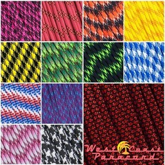 West Coast Paracord 550 Type III Nylon 100 Foot Hank Military Utility 7 Strand