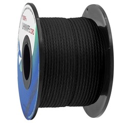 Black 1mm UHMWPE Micro Cord Rope Whipping Twine Durable Repair Cord Thread fo…