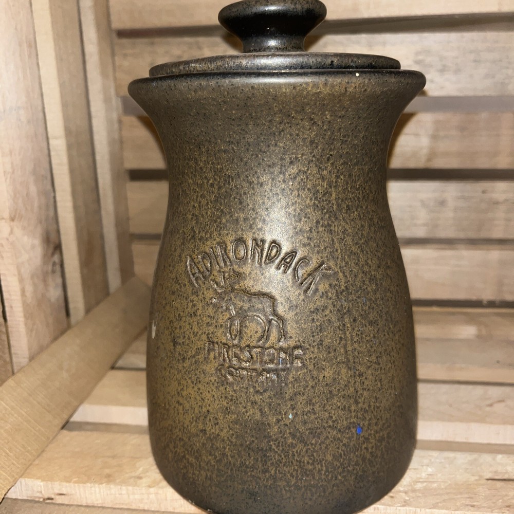 Adirondack Firestone Fire Starter Company- Rare Crock