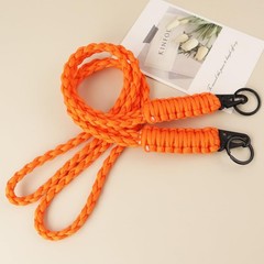 2 Pack Heavy Duty Paracord Lanyard Necklace Paracord Keychain Lanyard for Key…