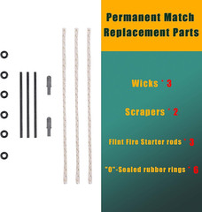 Permanent Match Accessories, Never Ending Matchstick Parts, Forever Matches S…