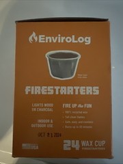 Firestarter Cups 24 Count For Bonfires Fire Pits Bbq Charcoal Grills Smokers Woo