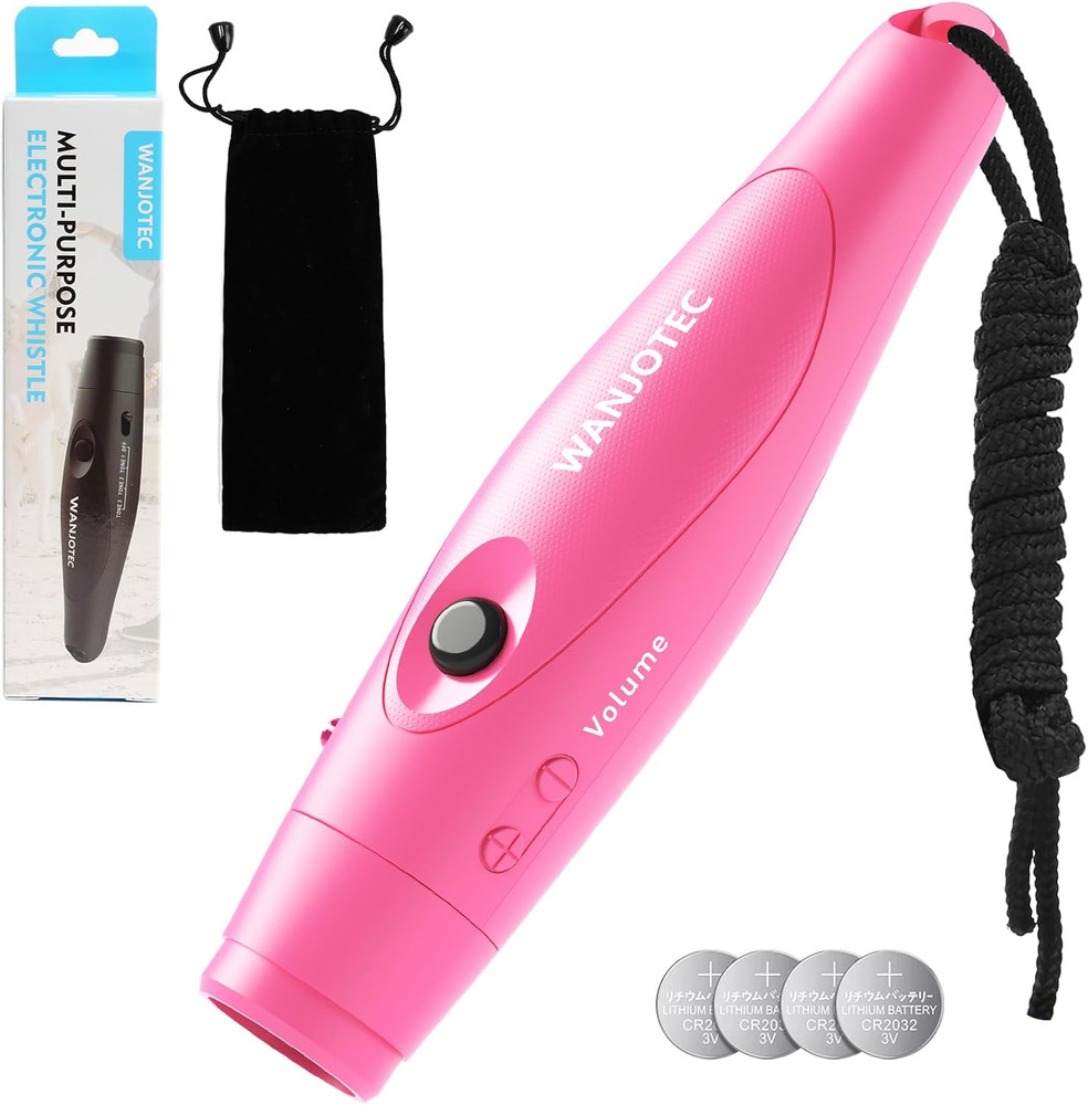 Electronic Whistle for Teacher Coache, 3 Tones Adjustable 130Db Loudest High Vol