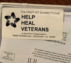 Help Heal Veterans USA Craft Kit New Sealed