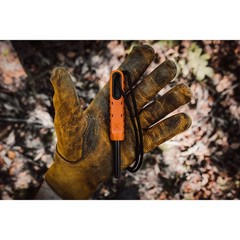Exotac polySTRIKER XL Ultra-Light Ferrocerium Rod Firestarter – Blaze Orange