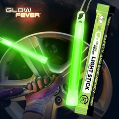 30pcs Military Grade Glow Sticks – 6» Ultra Bright Lightsticks for Camping, Hik