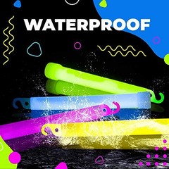 32 PCS 6 Inch Glow Sticks Ultra Bright Emergency Camping Party Light Sticks