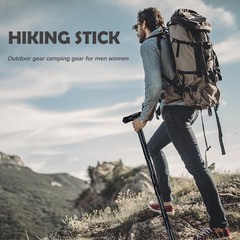 Hiking Tactical Stick Walking Staff,Portable Walking Sticks Trekking Poles Ou…