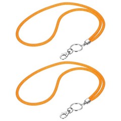 2Pack 15.7″ Rhinestone Lanyard for Keys, Orange
