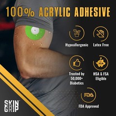 4-Way Stretch Freestyle Libre Patches – Waterproof, Sweatproof & 20 Count Pack