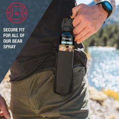 Feloiy ULTRA HOT BEAR Deterrent Repellent Spray 11oz w/ Holster ALL SPECIES US