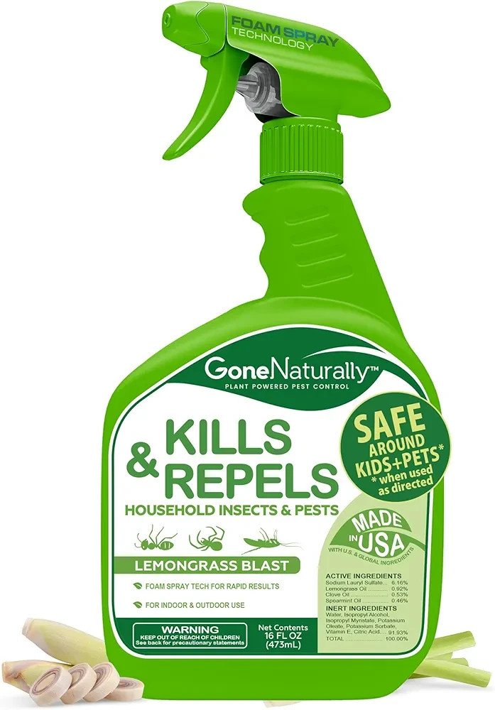 Lemongrass Oil Spray for Bugs Insect Repellent & Bug Spray for Home 16 oz