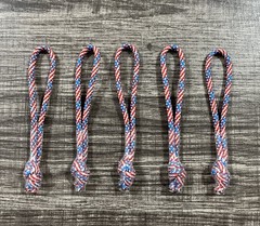 Red White & Blue Nike Elite Zipper Pull replacements (Set of 5) – Paracord Dredz