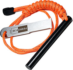 FS384 Classic Ferro Rod Fire Starter – 3/8 Inch Thick X 4 Inch Long Magnesium Fe