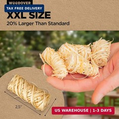 300 pcs Large Fire Starters for Fireplace, Natural Fire Starter for Cam