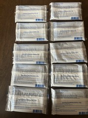 emergency blanket survival wrap Lot Of 10 Heat Reflective 52″x84″ Dukal Corp￼