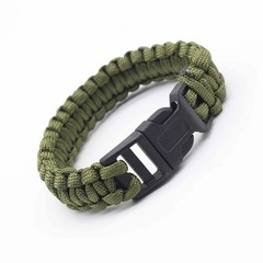 Outdoor Adjustable Paracord Survival emergency Rope Bracelet
