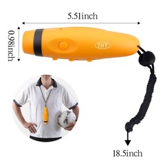 Electronic Whistles for Referees with USB Charging, 3 Tone High Volume Whistl…