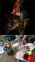 Portable Charcoal Chimney Starter Stainless Steel Mt18