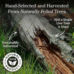 Plow & Hearth 10 LBS Fatwood Fire Starter Sticks Organic Kindling, Easy Ignit…