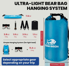 Bear Bag Hanging System for Backpacking Food Bag Camping Food Bag Hiking