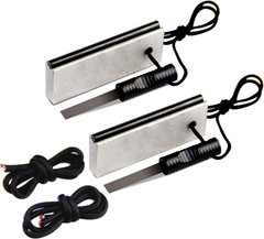 2 Pcs Encendedor Magnesio AF 374 Impermeable Kit Supervivencia Camping Caza