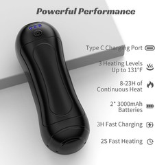 Portable Electric Hand Warmers 2 Pack 6000mAh-USB AI Smart Safe Heat for Hunting